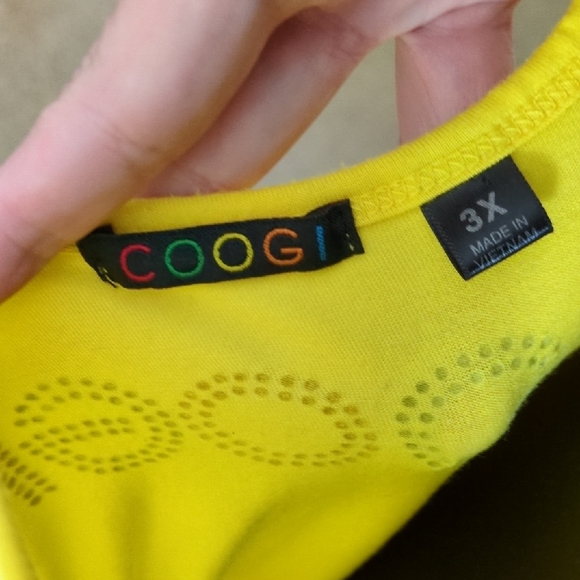 COOGI Yellow Ruffled Mini Dress - Picture 8 of 9